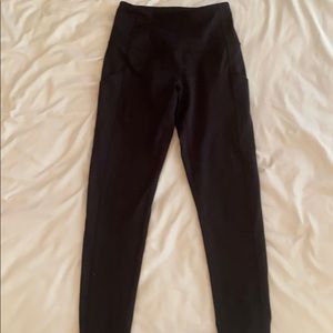 Full length black zella athletic leggings
